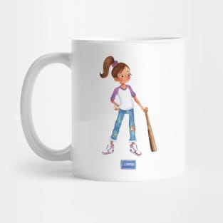 Yes Pepper - Baseball Girl Abby Mug